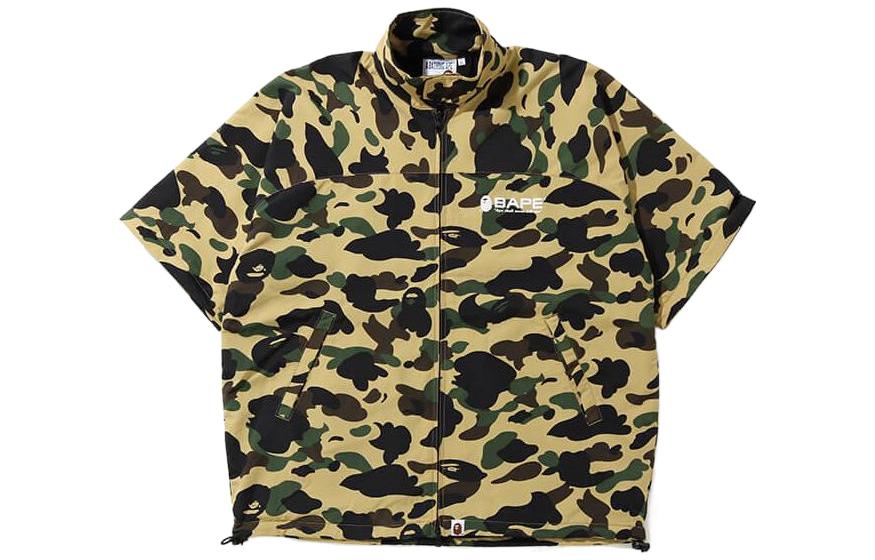 BAPE FW22 Detachable Sleeve Camo Letter Print Jacket 0ZXJKM140002E 圖 3