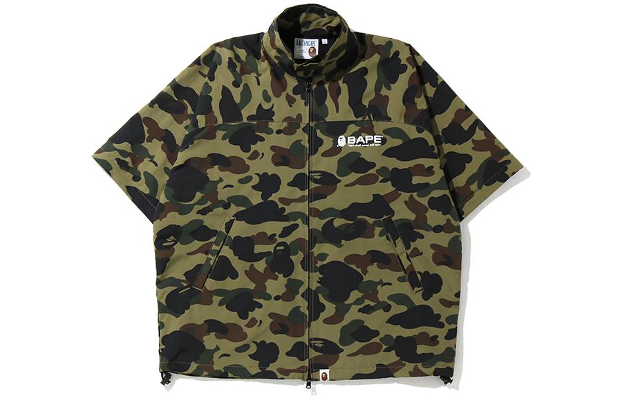 BAPE FW22 Detachable Sleeve Camo Letter Print Jacket 0ZXJKM140002E 圖 5