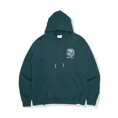 BAPE FW22 Distressed Logo Hoodie - Big Pocket Design 1I70-114-001