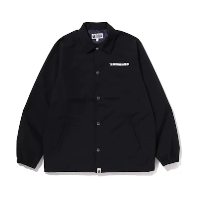 BAPE FW22 Giant Ape Head Coach Jacket Letter Print Long Sleeve Outerwear 1I80-140-014