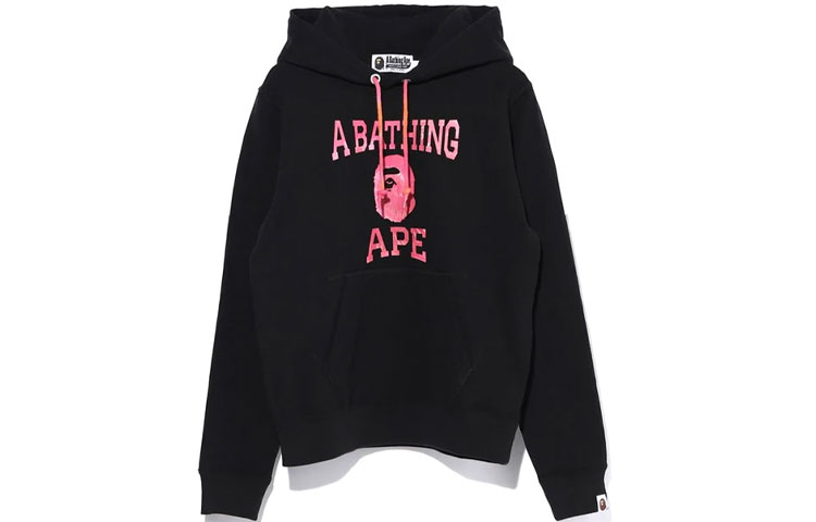 BAPE FW22 Gradient Logo Pullover Hoodie 1G30-214-007