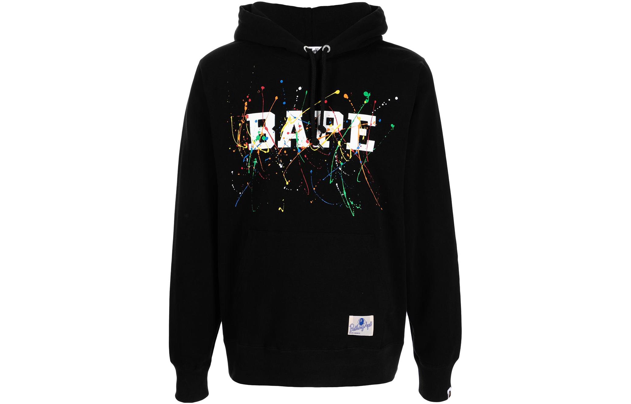 BAPE FW22 Graphic Print  Hoodie Long Sleeve Pullover. 001PPH801011M