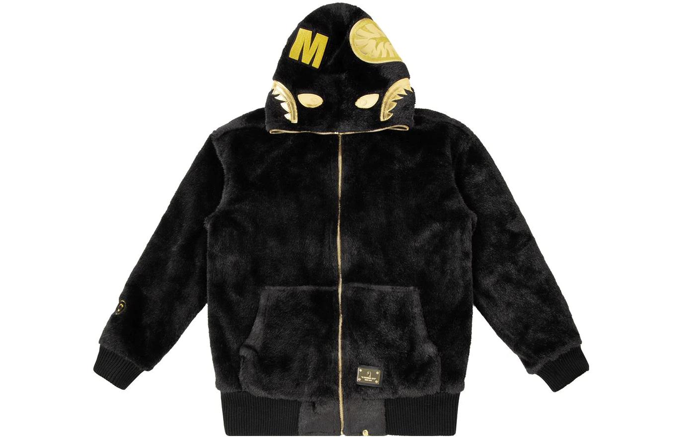 BAPE FW22 Graphic Zip-Up Hoodie Jacket Black 1E201410041