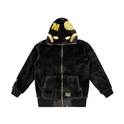 BAPE FW22 Graphic Zip-Up Hoodie Jacket Black 1E201410041