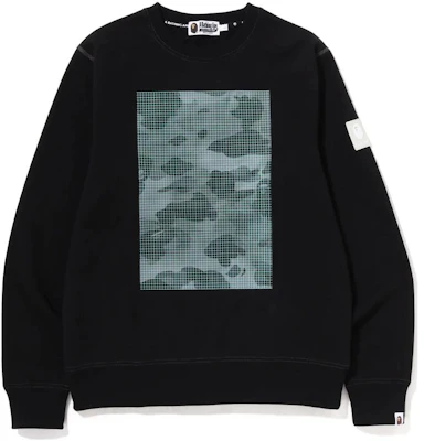 BAPE 2022秋冬网格迷彩圆领套头卫衣 1I80-113-006 Buy BAPE 2022秋冬网格迷彩圆领套头卫衣 1I80-113-006