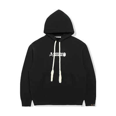 BAPE FW22 Letter Graphic Pullover Hoodie Black MVBSW114905MI