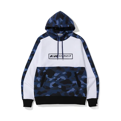 BAPE FW22 Logo Letter Camo Patchwork Hoodie Edition 0ZXSWM114005D