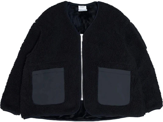 Chaqueta Polar Negra BAPE FW22 con Logo Bordado y Cierre Frontal de Manga Larga 1I70-140-006 Buy Chaqueta Polar Negra BAPE FW22 con Logo Bordado y Cierre Frontal de Manga Larga 1I70-140-006