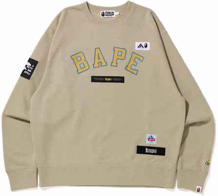 BAPE FW22 マルチラベル ロゴプリント リラックスフィット クルーネック メンズ 1I80-113-005 Buy BAPE FW22 マルチラベル ロゴプリント リラックスフィット クルーネック メンズ 1I80-113-005