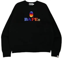 BAPE FW22 Multicolor Ape Head Logo Embroidered Sweatshirt Men 0ZXSWM11307XH BAPE FW22 Multicolor Ape Head Logo Embroidered Sweatshirt Men 0ZXSWM11307XH