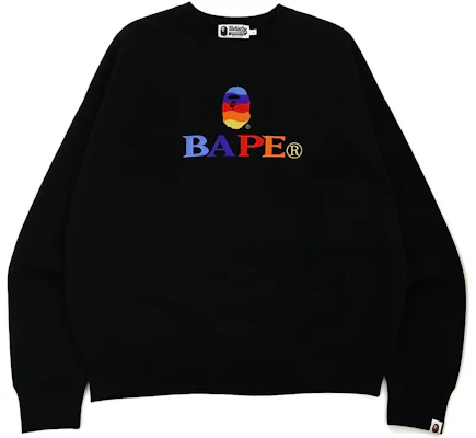 BAPE FW22 彩色猿人頭標誌刺繡男士衛衣 0ZXSWM11307XH Order BAPE FW22 彩色猿人頭標誌刺繡男士衛衣 0ZXSWM11307XH