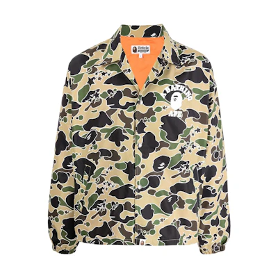 BAPE FW22 Pattern Camo Zip-Up Jacket Yellow 001LJH801004MYELLOW