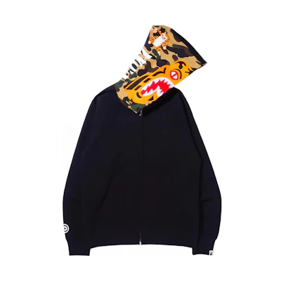 BAPE FW22 Pattern Letter Embroidered Zip-Up Hoodie 0ZXSWM115014I
