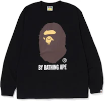 BAPE FW22 Pullover Long-Sleeve Sweatshirt with Front Logo Print 1I80-111-012 BAPE FW22 Pullover Long-Sleeve Sweatshirt with Front Logo Print 1I80-111-012