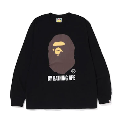 BAPE FW22 Pullover Long-Sleeve Sweatshirt with Front Logo Print 1I80-111-012