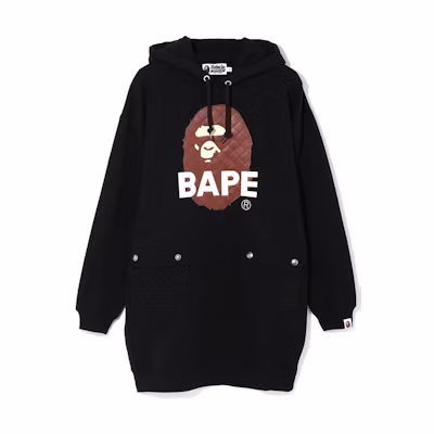 BAPE FW22 Quilted Ape Head Loose Fit Hoodie 1F80-235-509