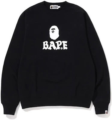 BAPE FW22 リラックスフィットクルーネックエイプロゴスウェットシャツ メンズ 1I80-113-001 Buy BAPE FW22 リラックスフィットクルーネックエイプロゴスウェットシャツ メンズ 1I80-113-001
