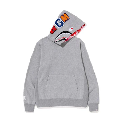 BAPE FW22 Shark Camo Letter Hoodie 0ZXSWM114008J