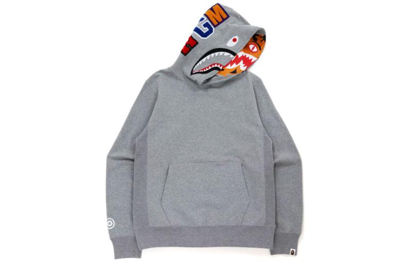 BAPE FW22 Shark Logo Patch Pullover Hoodie  Long Sleeve. 0ZXSWM114005H 圖 4
