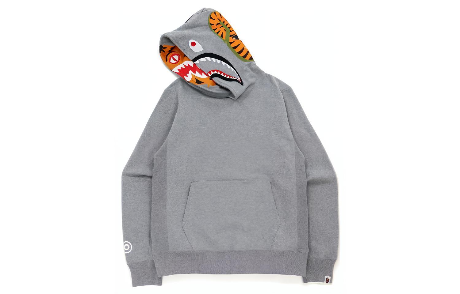 BAPE FW22 Shark Logo Patch Pullover Hoodie  Long Sleeve. 0ZXSWM114005H 圖 5
