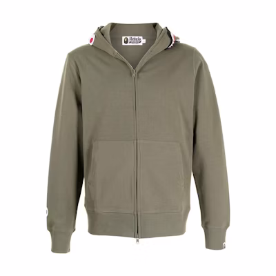 BAPE FW22 Shark Print Zip-Up Hoodie Green () 1G80115011OLD