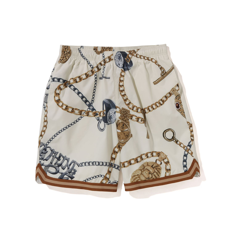BAPE FW23  Ape Full Print Jewel Pattern Shorts. 0ZXSPM153001L 圖 4