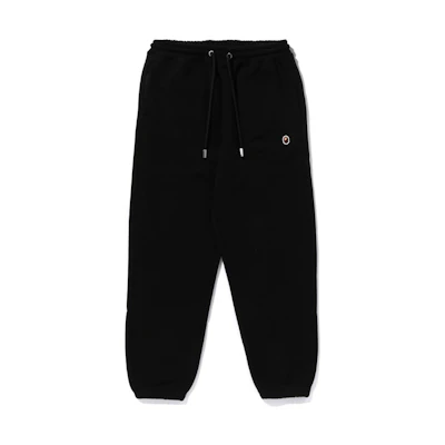 BAPE FW23 Solid Color Sweatpants with Ape Embroidery. 0ZXPTM152066L
