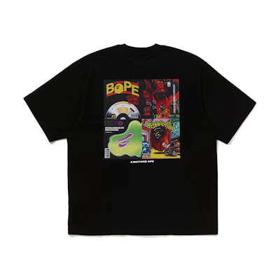 BAPE FW23 Ape Graphic Logo Print Short Sleeve T-Shirt 0ZXTEM109051L
