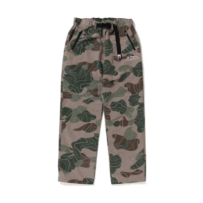 BAPE FW23 Layered Line Camo Reflective Drawstring Outdoor Pants Unisex. 1J80-152-007