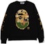 Lookbook Sudadera de Manga Larga BAPE FW23 Lunar Ape Logo Gráfico. 1J70-113-004