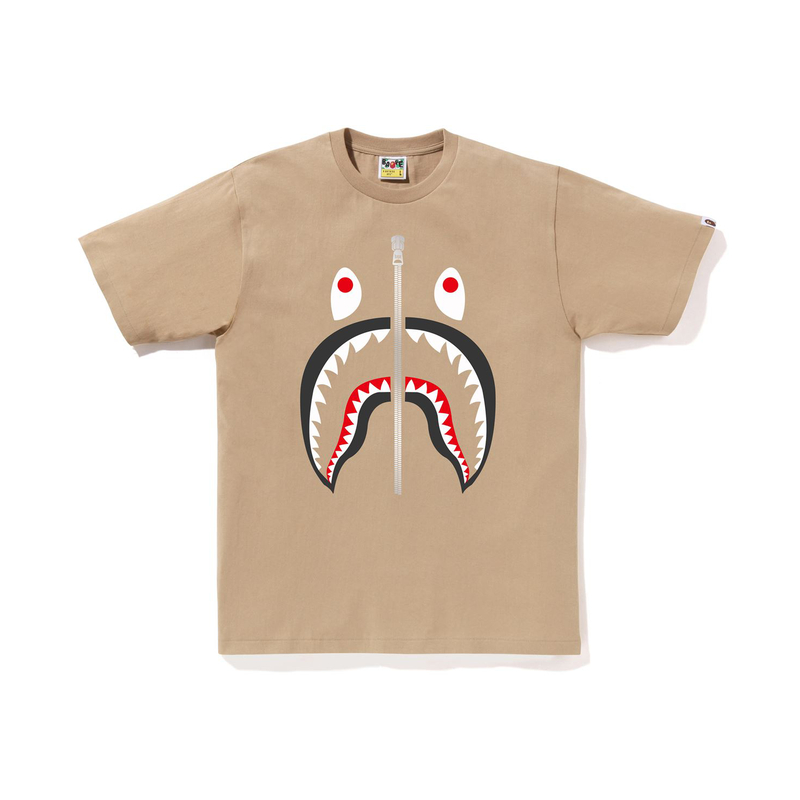 Bape FW23 Shark Tee  Short Sleeve T-Shirt. 0ZXTEM110004L