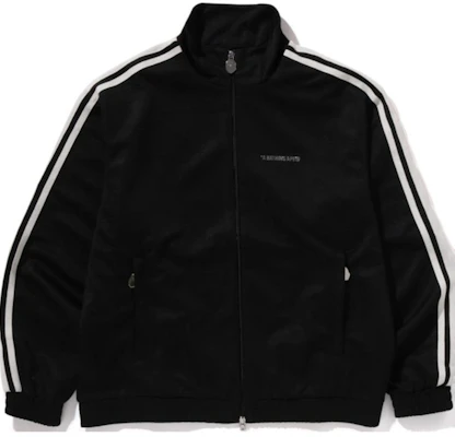 BAPE FW24 Jaket Kasual High Neck Zip-Up Logo dengan Hujung Elastik. 0ZXSWM113309N Order BAPE FW24 Jaket Kasual High Neck Zip-Up Logo dengan Hujung Elastik. 0ZXSWM113309N