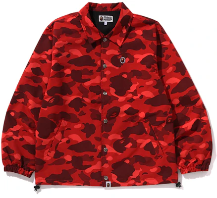 BAPE FW24 エイプ刺繍カモ柄コーチジャケット 0ZXLJM140007N Buy BAPE FW24 エイプ刺繍カモ柄コーチジャケット 0ZXLJM140007N