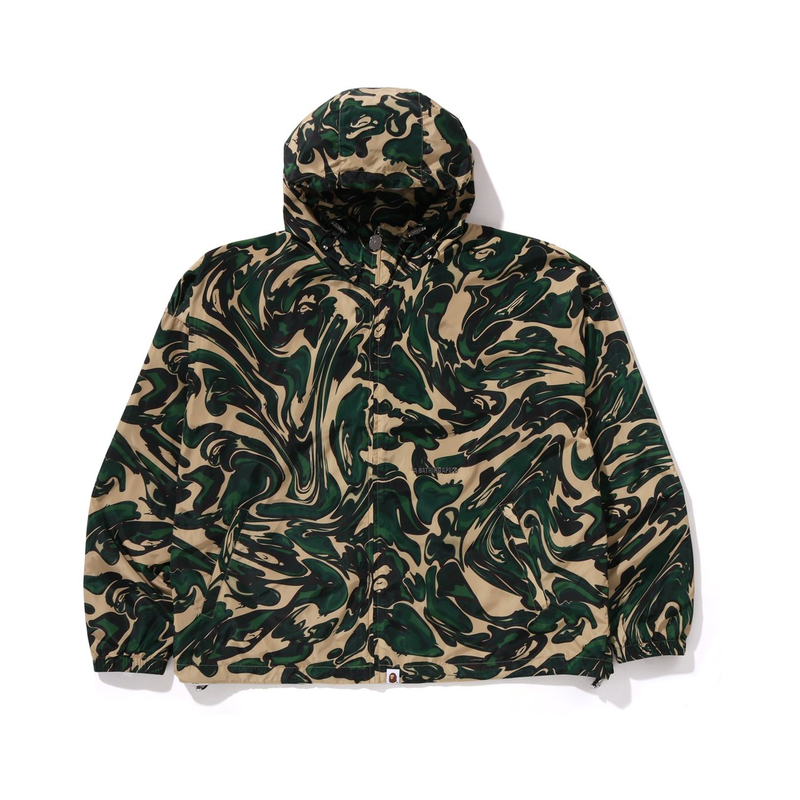 BAPE FW24 Marble Camo Pattern Hoodie Jacket 0ZXLJM140310N