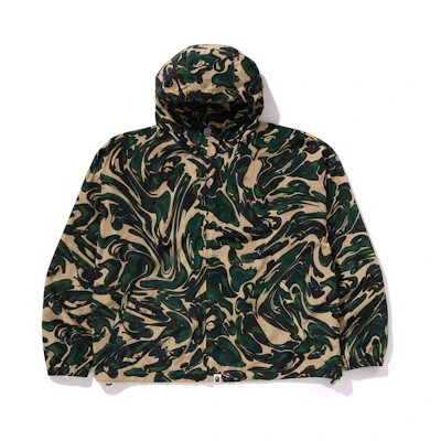 BAPE FW24 Marble Camo Pattern Hoodie Jacket 0ZXLJM140310N
