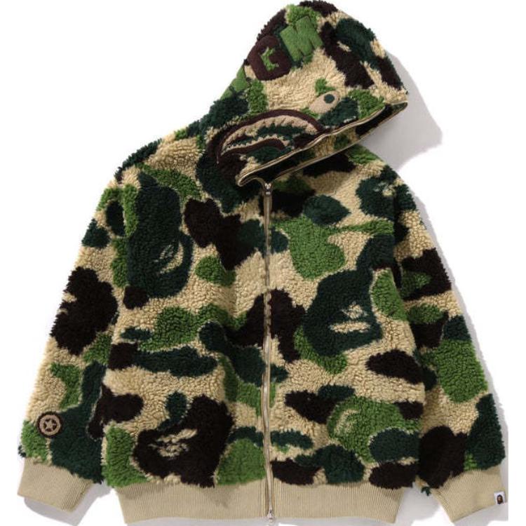 BAPE FW24 Shark Design Zip-Up Hoodie Unisex. 1k80-115-307