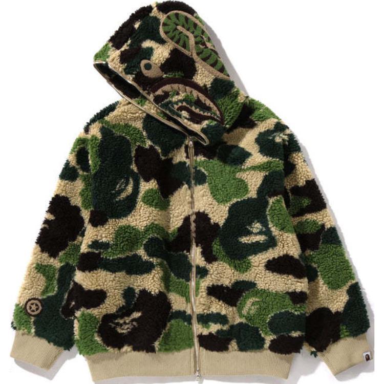 BAPE FW24 Shark Design Zip-Up Hoodie Unisex. 1k80-115-307 圖 3