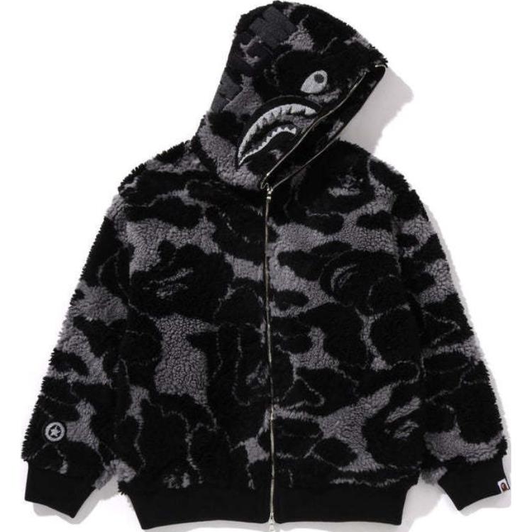 BAPE FW24 Shark Design Zip-Up Hoodie Unisex. 1k80-115-307 圖 5