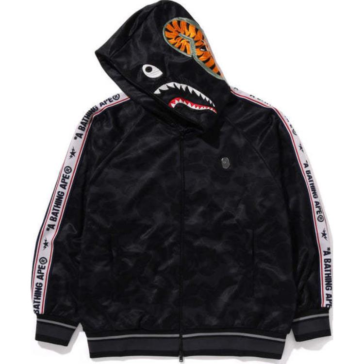BAPE FW24 Shark Hoodie with Ribbed Hem and Full Zip 1k80-115-308 圖 3