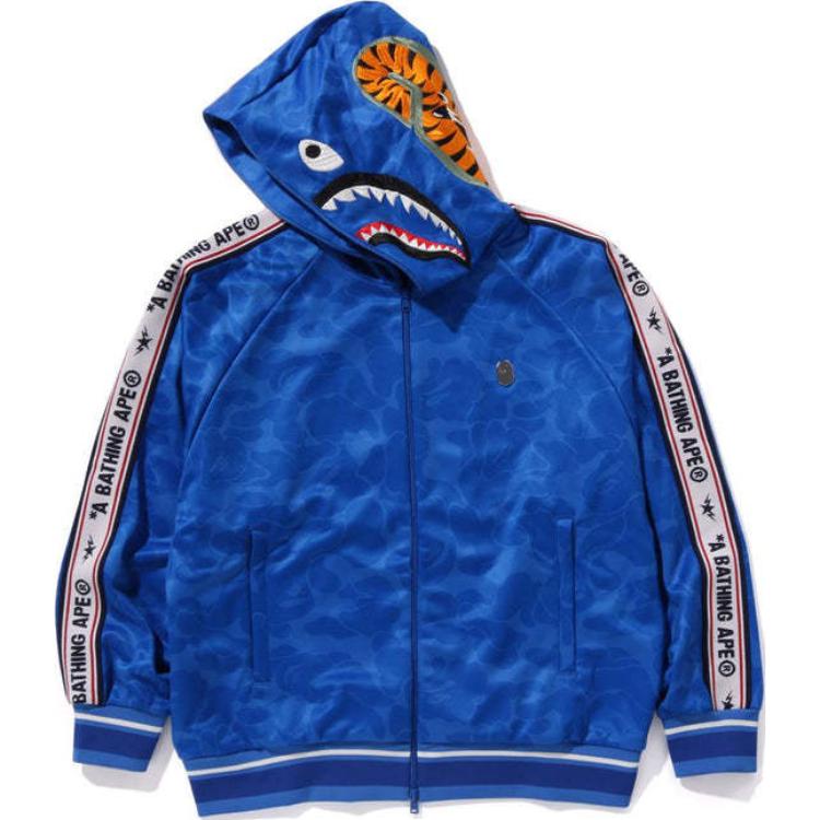 BAPE FW24 Shark Hoodie with Ribbed Hem and Full Zip 1k80-115-308 圖 9