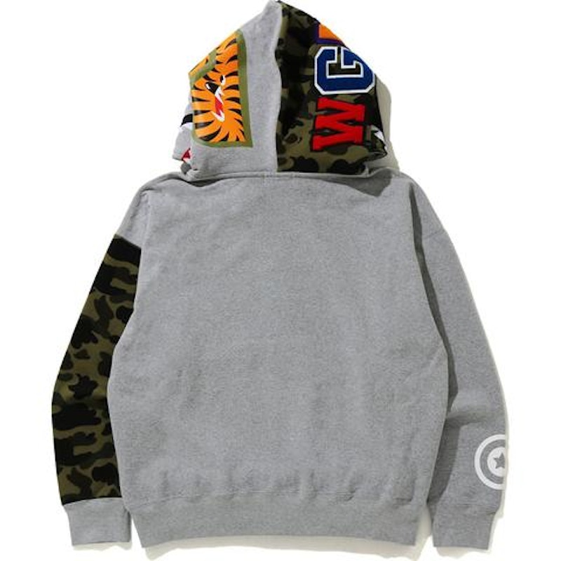 Lookbook A BATHING APE®︎ シャークパーカー グレー
