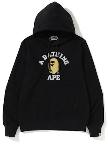 bape-glitter-college-pullover-hoodie-black