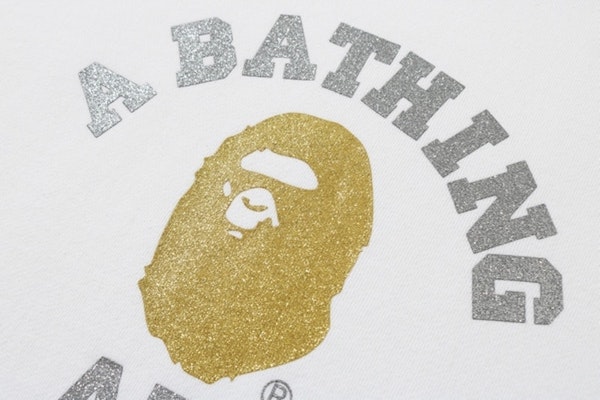 Bape 闪光学院白色连帽衫 Order Bape 闪光学院白色连帽衫