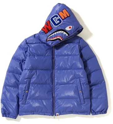 Bape Jaket Down Shark Ungu Mengkilap Buy Bape Jaket Down Shark Ungu Mengkilap