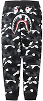 BAPE Glow-in-the-Dark Shark Pants Unisex Black 1F70-152-008-blk BAPE Glow-in-the-Dark Shark Pants Unisex Black 1F70-152-008-blk