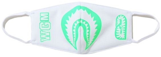 BAPE Glow In The Dark Shark Mask White BAPE Glow In The Dark Shark Mask White