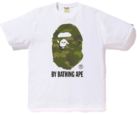 BAPE Gradation Camo By Bathing Tee Putih/Olivedrab Buy BAPE Gradation Camo By Bathing Tee Putih/Olivedrab