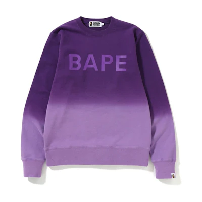 Bape Gradation Crewneck Purple