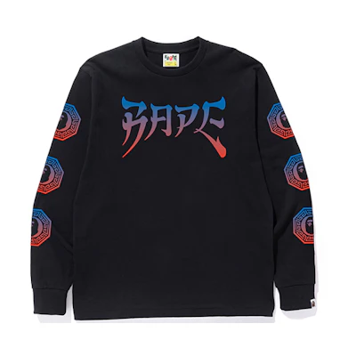 BAPE Gradient Letter Ape Print Casual Sweatshirt Fashion 0ZXLTM111005D