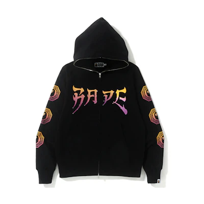 BAPE Gradient Logo Print Hoodie Sweatshirt for Men 0ZXSWM115019D
